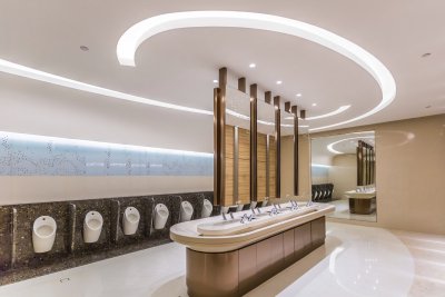 Gemeenschappelijk toilet schoonmaken